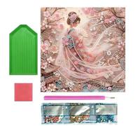 Genérico Gem Art Kit, Diy Jewel Painting, Compact Size for Craft, Shine Elegant Decorative Feature, Household Utility Category, Craft for Kids Adults Family Home Bedroom Living Room Office Wall