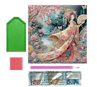 Genérico Gem Art Kits - Brush Shine Aesthetic, Educational Set with Creative Learning Benefits, DIY Craft, Jewel Painting, Wall Decor for Kids Adults Family Home Bedroom Living Room Office Apartment