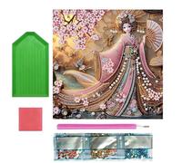 Genérico Gem Art Kits - Brush Shine Aesthetic, Educational Set with Creative Learning Benefits, DIY Craft, Jewel Painting, Wall Decor for Kids Adults Family Home Bedroom Living Room Office Apartment