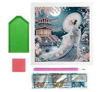 Genérico Gem Art Kits - Brush Shine Aesthetic, Educational Set with Creative Learning Benefits, DIY Craft, Jewel Painting, Wall Decor for Kids Adults Family Home Bedroom Living Room Office Apartment