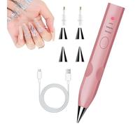 Genérico Gem Dot Pen, 3-Level Electric Drill Bead Dot Pen with Tips, Rhinestone Design Tool for Art Crafts, Drawing, Nail, Jewelry, Frame, Embroidery, Coaster, Keychains