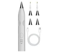 Genérico Gem Dot Pen, 3-Level Electric Drill Bead Dot Pen with Tips, Rhinestone Design Tool for Art Crafts, Drawing, Nail, Jewelry, Frame, Embroidery, Coaster, Keychains