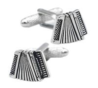 Genérico Gemelos de Cobre para Camisas de Vestir Hombre, Diseño de Acordeón Elegante, 2 Piezas, Accesorio Clásico para Traje y Negocios