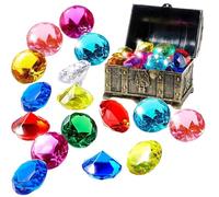 Generico GemmeIn Piscina, Juguete de Buceo del Tesoro Piscina| Juguetes de PiscinaPara Buceo, Gemas Coloridas con Tesoro, Juguetes de GemasSubmarino para Niños