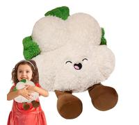 Genérico Gemüse-Plüschtier, Blumenkohl-Plüschtier - Gemüse-Tier-Plüsch-SimulationCartoon-Blumenkohl-Form | 30 cm/11,8 Zoll süße Plüsch-Blumenkohlpuppe für Sofa-Ornament
