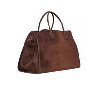 Genérico Genuine Leather Suede Tote Bags for Women, Vintage Top Handle Brown Suede Tote Bag Shoulder Satchels Bag (Brown Suede)