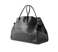 Genérico Genuine Leather Suede Tote Bags for Women, Vintage Top Handle Brown Suede Tote Bag Shoulder Satchels Bag (Black)
