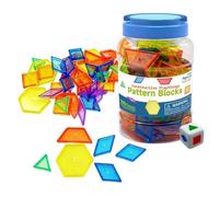 Genérico Geometric Shapes - Classroom Educational Toys, Clear Math Geometry