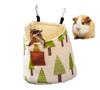 Genérico Gerbil Hammock Bed - Jaula cómoda | Hangable Hamster House for Your Or Not Only A Cozy Bed But Also an Entertainment Area