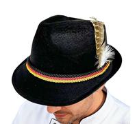 Genérico German Hats For Oktoberfest - 24x12.5x28.5cm Non-Woven Dress Up Headwear | Festival Costume Hat For Adults, Halloween, Carnival, Beer Festivals, Cosplay, And Holiday Celebrations