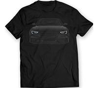 Genérico German Performance RS5 Sport A5 S5 Camiseta Negra 100% Algodón (XL)