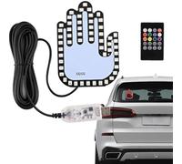 Generico Gesto de mano LED para - Señalización LED con mando a distancia, divertida señal para la ventana trasera | Glo Gesture Sign Light para camión para Gadget para vei