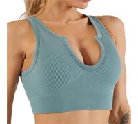 Genérico Getheyshape Shape Me Up Crop Top, Women's Cropped High Support Yoga Workout Sleeveless Tank Top Sports Bra