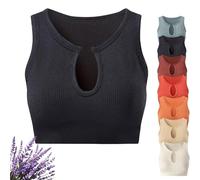 Genérico Getheyshape Shape Me Up Crop Top, Women's Cropped High Support Yoga Workout Sleeveless Tank Top Sports Bra