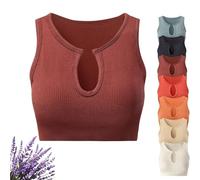 Genérico Getheyshape Shape Me Up Crop Top, Women's Cropped High Support Yoga Workout Sleeveless Tank Top Sports Bra