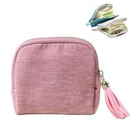 Genérico Gettoreach Travel Jewelry Case, Five Compartments with Additional Space on Both Sides for Bracelets, Rings, Bangles, Carrings, Travel Jewelry Organizer Safeguards Jewelry from Scratches (G)