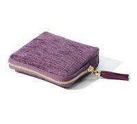 Genérico Gettoreach Travel Jewelry Case, Portable Foldable Mini Jewelry Travel Bag With Tassel Zipper Design, 2026 New Travel Jewelry Case, For Travels And Daily Use (Purple)