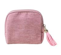 Genérico Gettoreach Travel Jewelry Case, Portable Foldable Mini Jewelry Travel Bag With Tassel Zipper Design, 2026 New Travel Jewelry Case, For Travels And Daily Use (Light Pink)