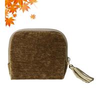 Genérico Gettoreach Travel Jewelry Case, Stuffdatas Mini Portable Jewelries Travels Boxes, Travels Jewelry Case with Tassel Zipper Design, for Bracelets, Rings, Bangles, Carrings (Matcha Green)