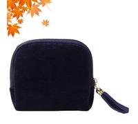 Genérico Gettoreach Travel Jewelry Case, Stuffdatas Mini Portable Jewelries Travels Boxes, Travels Jewelry Case with Tassel Zipper Design, for Bracelets, Rings, Bangles, Carrings (Blue)