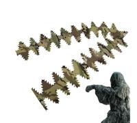 Genérico Ghillie Suit Camouflage Strips - Concealment Material Camouflage Clothing | Handmade Camouflages Clothing Strips | Adjustable Polyester Pongee Fabric Strip for Outdoor Hunting Role Playing