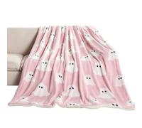 Genérico Ghost Blanket Soft Flannel Halloween Throw Lightweight Cover