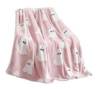 Genérico Ghost Blanket - Spooky Soft Flannel Warm Lightweight Sofa Throw