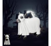 Genérico Ghost Cow - /Decor, Decorative Prop, Halloween Cow Decorations Outdoor Sculpture Statue，Mental Ghost Cow Decoration,Cute Ghost (1PCS)