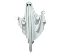 Genérico Ghost Decor - 110cm Glowing Hangable Spooky Outdoor Decoration, Halloween Ghost Decor For Outdoor Indoor Front Door Porch Garden Yard Lawn Fireplace Mantel Home Party Haunted Houses