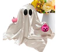 Genérico Ghost Decor - Resin 12x10x15cm | Pumpkin Basket Design Model Ornaments Spooky Halloween Ghost Sculpture Figurine | Cute Indoor Fall Tabletop Accent For Home Bookshelf Bedside Nursery Dorm