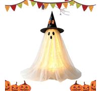 Genérico Ghost Decoration Indoor Lights Witch Hat - Cute Seasonal Statue