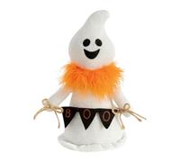Genérico Ghost Decorations, Cute Ghost Figurines with Scarf, Soft Collectible Dolls, Cozy Plush, Halloween Desktop Ornament for Home, Bedroom, Living Room, Photo Prop Use, 10,63 pulgadas