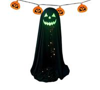 Genérico Ghost Figurine | 1 Gothic Scary Standing Spooky Ornament | Halloween Ghost Decorations | for Haunted Houses Party Home Mantel Fireplace Lawn Yard Garden Porch Front Door Indoor Outdoor