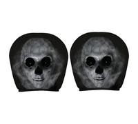 Genérico Ghost Headrest Cover - Polyester Stretch Car Seat Protector