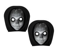 Genérico Ghost Headrest Cover - Polyester Stretch Car Seat Protector