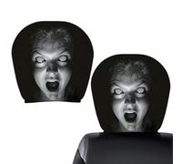 Genérico Ghost Headrest Cover - Polyester Stretch Car Seat Protector