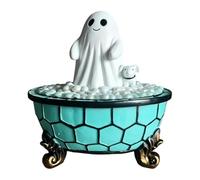 Genérico Ghost Lamp - Resin Cute LED Sculpture | Halloween Ghost Night Lamp