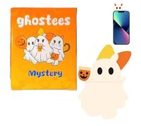 Genérico Ghost Phone Charm, 6 Piece Decorative Set, Cute Smartphone Accessories, Fun Halloween Attachment, Spooky Decorative Danglers for Home, Mirror, Screen, Party, Women, Girls, Boys, Gift