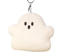 Genérico Ghost Plush - Bonito relleno de miedo, suave franela de Halloween | Almohada fantasma de franela de leche decorativa para sofá, cama, interior del coche, acento casero y decoratio