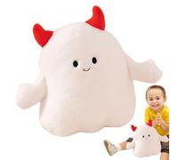 Generico Ghost Plush - Ghost Plush Toy - Halloween - Spooky Pímbol de fantasma relleno | de poliéster suave de aproximadamente 28-30 cm con costuras finas decoraciones no de crisis para de