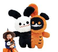 Genérico Ghost Plush, Ghost Stuffed Toy, Soft Cartoon Pillow Doll, Cuddly Decorative Throw, Cute Halloween-Inspired Companion, Perfect for Bedroom, Desk, Bed, Car, Travel, Home Display