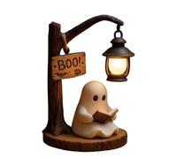 Genérico Ghost Reading Lantern - 3D Resin Decorative Light for Cozy Ambiance with Soft Glow, Aesthetic Night Lamp for Living Room Bedroom Kids Adults, Halloween Theme, Gift Packaging