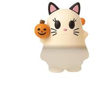 Genérico Ghostees Mystery Phone Buddy, Cute Halloween Ghost & Pumpkin Phone Topper, Mini Stick-On Decorative Figure for All Mobile Phones, Fun Desk Accessory (#A)