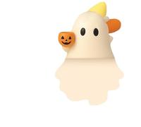 Genérico Ghostees Mystery Phone Buddy, Cute Halloween Ghost & Pumpkin Phone Topper, Mini Stick-On Decorative Figure for All Mobile Phones, Fun Desk Accessory (#F)