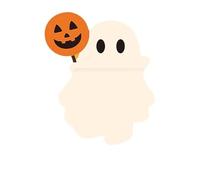 Genérico Ghostees Mystery Phone Buddy, Halloween Cute-Ghost Phones Charm Cute Cling Decoration, Stick-On Halloween Ghost & Pumpkin Phone Topper For All phones (C)
