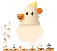 Genérico Ghostees Mystery Phone Buddy, Stick-On Halloween Ghost & Pumpkin Phone Topper, Cute Halloween Phones Decorations, Mini Phone Figure Surprise Toy, Peel-and-Stick Design Figurine (C-PCS)