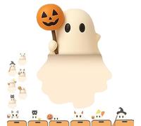 Genérico Ghostees Mystery Phone Buddy, Stick-On Halloween Ghost & Pumpkin Phone Topper, Cute Halloween Phones Decorations, Mini Phone Figure Surprise Toy, Peel-and-Stick Design Figurine (F-PCS)
