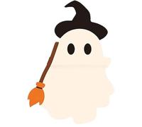 Genérico Ghostees Mystery Phone Buddy, Stick-On Halloween Ghost & Pumpkin Telephone Topper, Peel-and-Stick Design Figurine, Fun Desk Accessory, For All Phones (B)