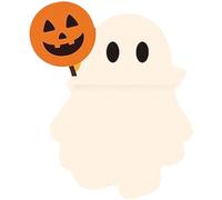 Genérico Ghostees Mystery Phone Buddy, Stick-On Halloween Ghost & Pumpkin Telephone Topper, Peel-and-Stick Design Figurine, Fun Desk Accessory, For All Phones (E)