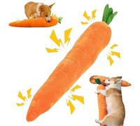 Genérico Giant Carrot Dog Toy, 29.5in Plush Carrot Chew Toy, with Makes Interesting Noises, Interactive Dogs Toys, for Aggressive Chewers and Small Dogs (1Pcs)
